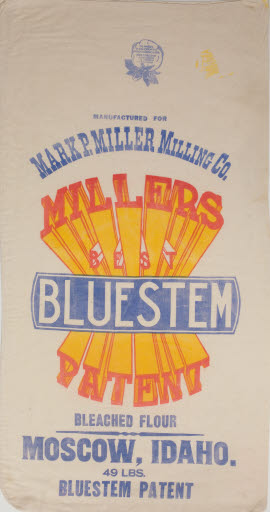 Millers Best Bluestem Patent Flour Sack (Mark P. Miller Milling Co) - Sack, Flour