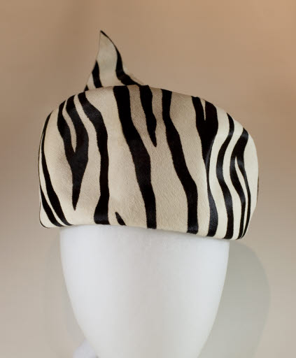 Marie Hannemon's Zebra Fur Hat - Hat