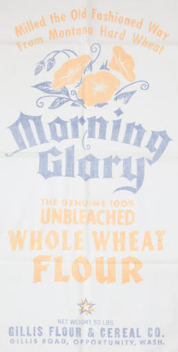 "Morning Glory" Flour Sack - Sack, Flour