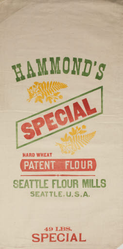 Hammond's Special Hard Wheat Patent Flour Sack (Seattle Flour Mills) - Sack, Flour