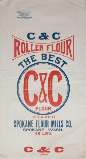 C & C Roller Flour Sack (Spokane Flour Mills) - Sack, Flour