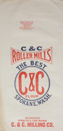 C & C Roller Mills Flour Sack (C. & C. Milling Co.) - Sack, Flour