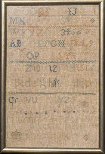 Alphabet Cross Stitch Sampler - Sampler