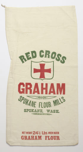 Red Cross Graham, Spokane Flour Mills - Sack, Flour