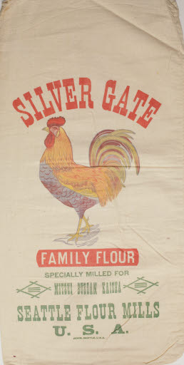 Silver Gate Family Flour, Seattle Flour Mills - Sack, Flour