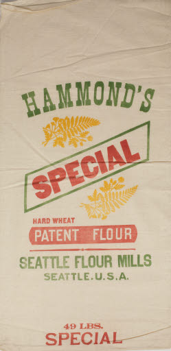Hammond's Special Hard Wheat Patent Flour Sack (Seattle Flour Mills) - Sack, Flour
