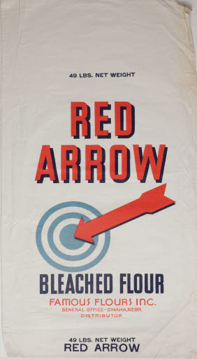 Red Arrow Bleached Flour Sack - Sack, Flour