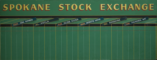 Spokane Stock Exchange Board - Signboard