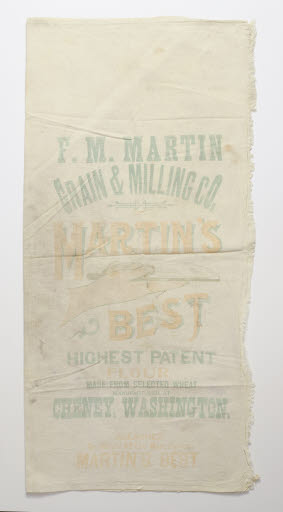 F. M. Martin Grain & Milling Co Flour Sack, Cheney - Sack, Flour