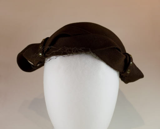 Woman's Brown Felt Hat - Hat