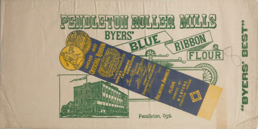 Byer's Blue Ribbon Flour (Pendleton Roller Mills) - Sack, Flour