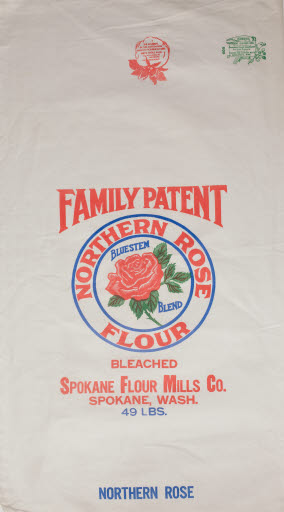 Family Patent Northern Rose Flour Sack - Sack, Flour