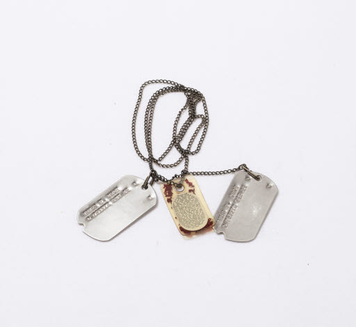 James Wesley Crow's Dog Tags, WWII