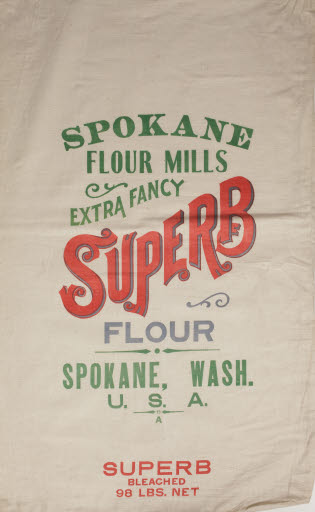 Spokane Flour Mills Extra Fancy Superb Flour Sack - Sack, Flour