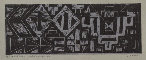 Yakima Design - Linocut