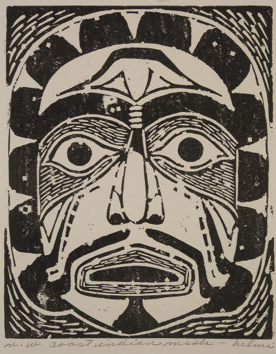 Gomokwey (Northwest Coast Indian Mask) - Print