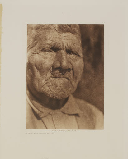 A Mesa Grande Man - Diegueno (plate facing page 138, volume 15) - Photogravure; Page