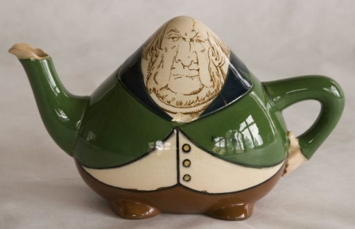 Ceramic Teapot Depicting Paul Kruger - Teapot