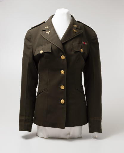 Woman's Army Jacket - Uniform, Military; Jacket