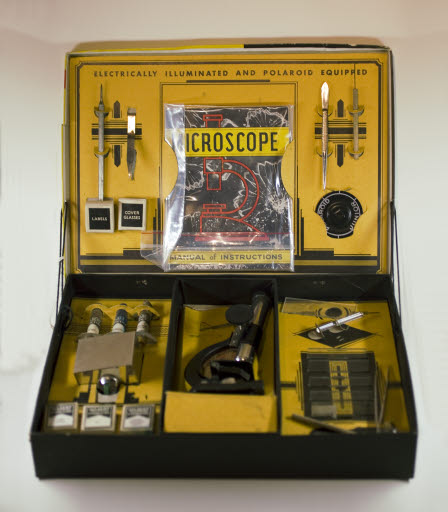 Gilbert Microscope Set with Polaroid Junior - Kit, Science