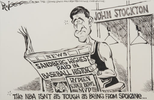 The NBA Isnt As Tough As Being From Spokane - Cartoon