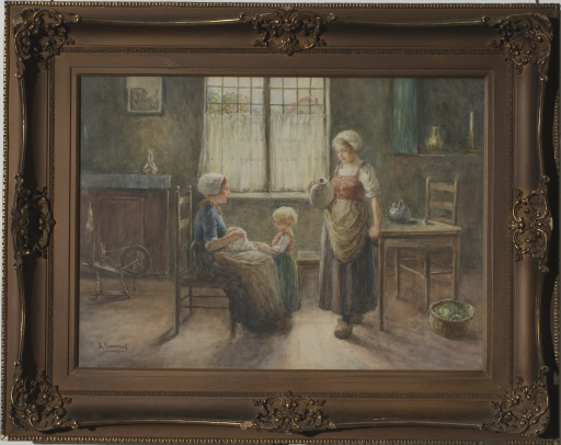Domestic Scene - Painting