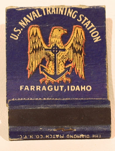 U.S. Naval Training Station, Farragut Matchbook - Matchbook