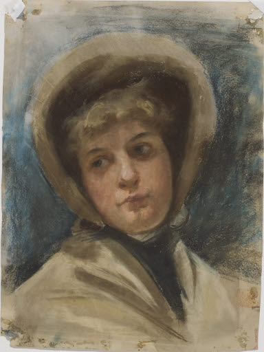 Portrait of Mrs. Von Gilsa at 16 - Painting