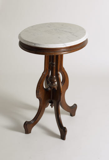 Table, Walnut and Marble - Table
