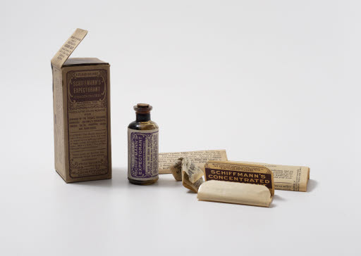 Schiffmann's Expectorant Medicine Bottle with Packaging - Bottle, Medicine