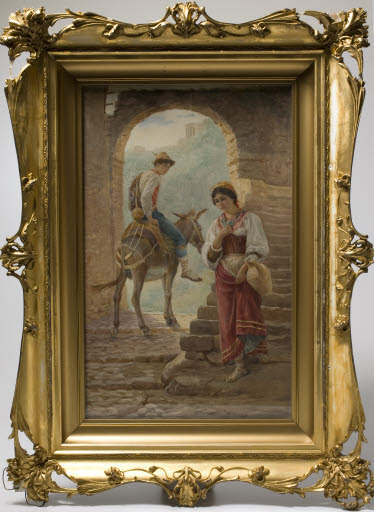 Young Italian Couple - Painting