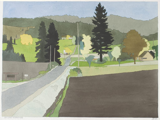 Rolling Roadside - Painting