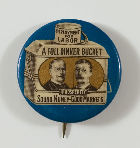 McKinley-Roosevelt Campaign Button - Button, Political