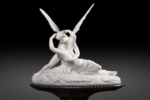Psyche Revived By The Kiss of Eros - Statue