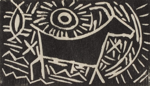 Petroglyph - Linocut