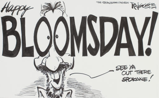 Happy Bloomsday - Cartoon