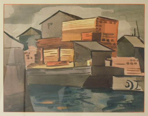 The Dock - Painting