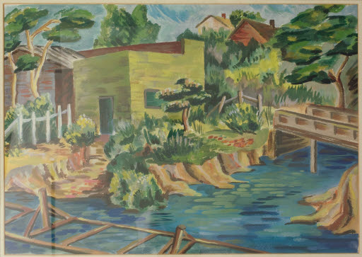 The Mill Race - Painting