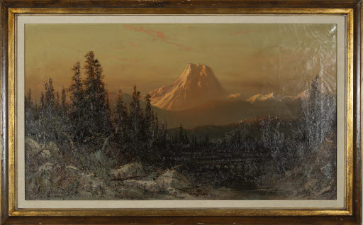 Eve on Lassen Peak - Painting