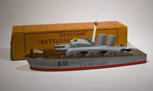 Keystone B-15 Battleship Toy - Battleship; Toy; Package, Product