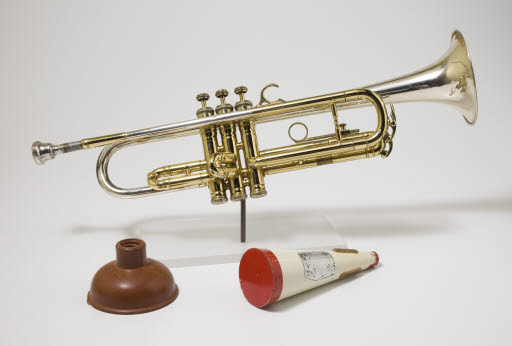 Wally Hagin's Trumpet and Case - Trumpet