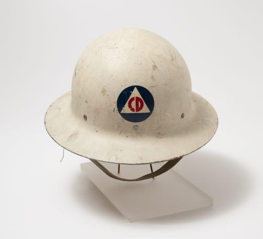 Civil Defense Hard Hat - Hat, Hard