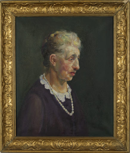Florence Reed, Self Portrait - Painting