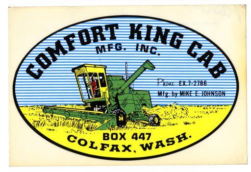 Comfort King Cab Company Logo Decal - Decal