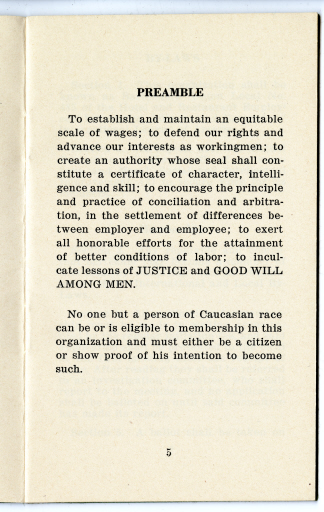 By-Laws of Bartenders' Union Local No. 485, Spokane, Washington, Page 5 - Page