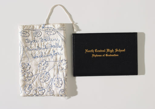 Clyde Allen's Diploma and Diploma Cover - Diploma