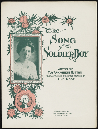 "The Song of the Soldier Boy" by May Arkwright Hutton, 1915 - Music, Sheet