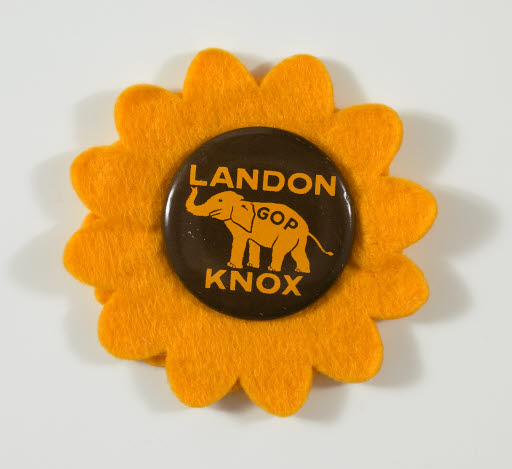 Landon Knox GOP Campaign Button - Button, Political