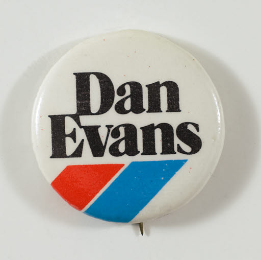 Dan Evans Campaign Button - Button, Political