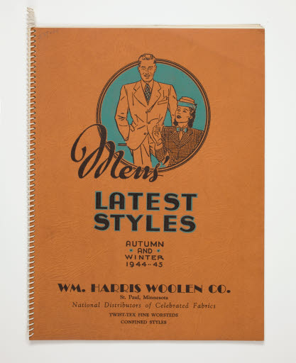 Men's Latest Styles Autumn and Winter 1944-45 - Book, Sample
